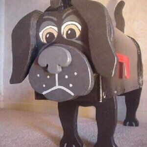 NEW Black Dog Mailbox Labrador Retriever Lab